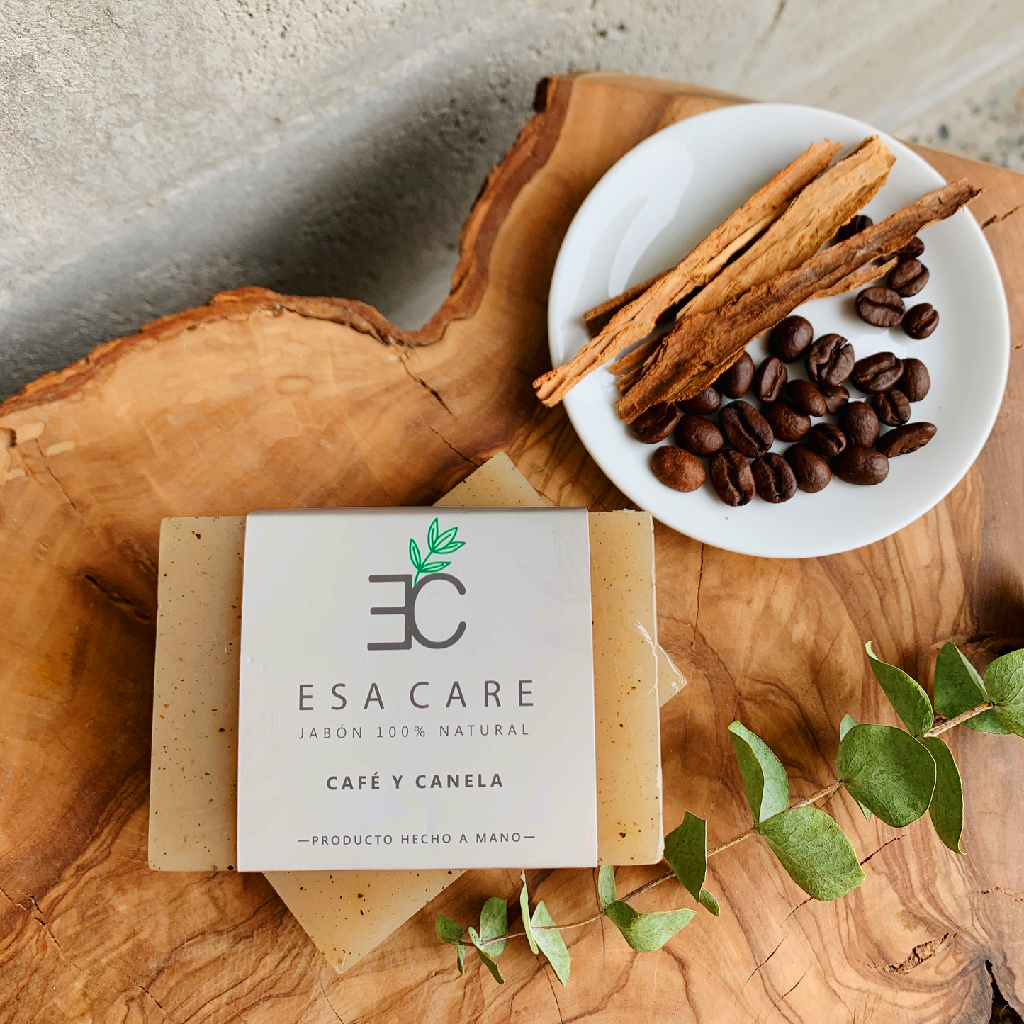 Jabón de café y canela (120gr)